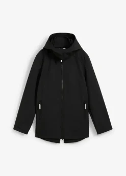 Parka softshell con capucha desmontable