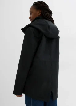 Parka softshell con capucha desmontable