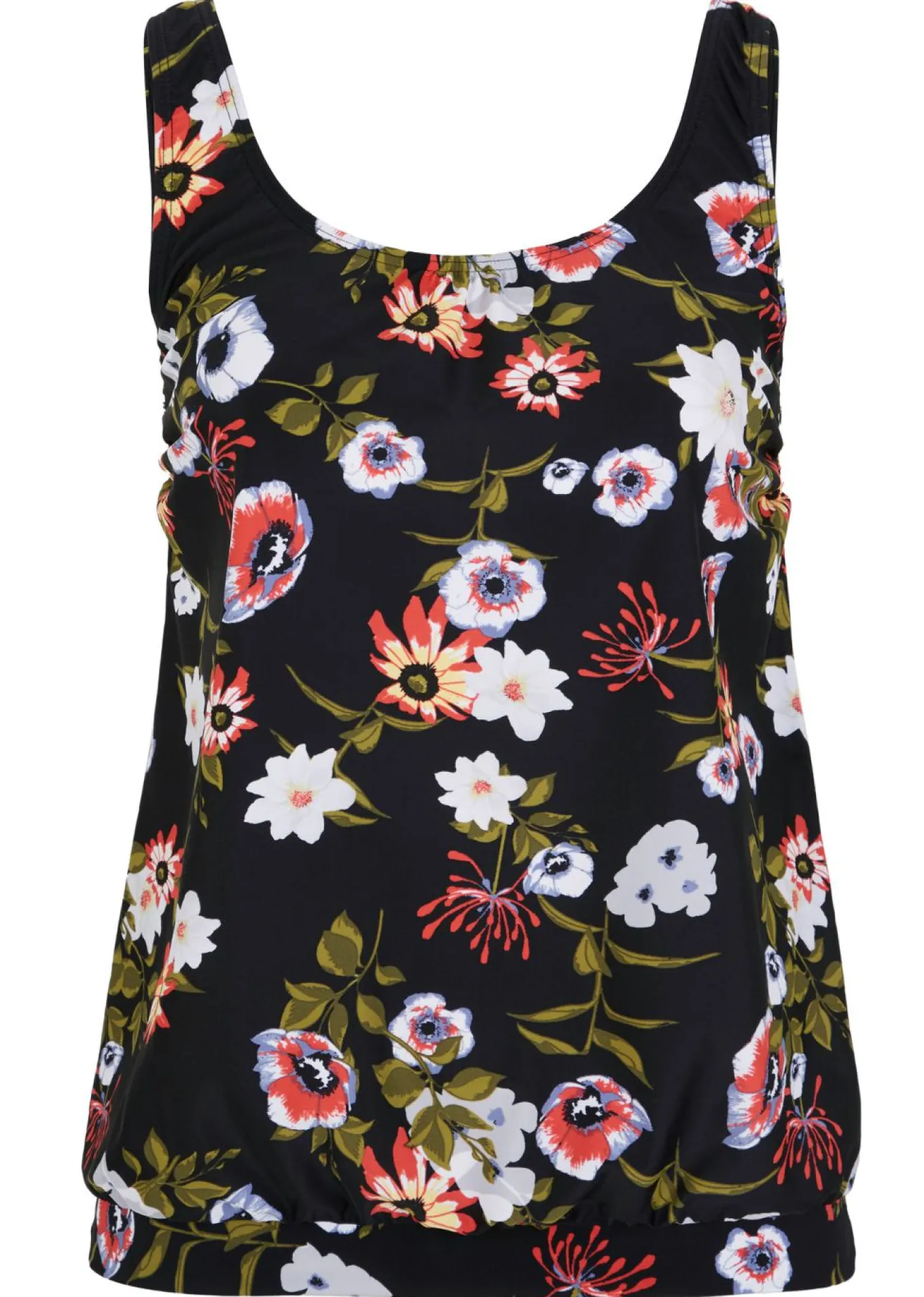 Parte superior de tankini de poliamida reciclada