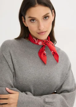 Pañuelo con estampado de corazones