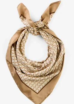 Pañuelo grande con estampado gráfico