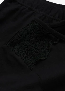 Pijama capri con culotte ancho