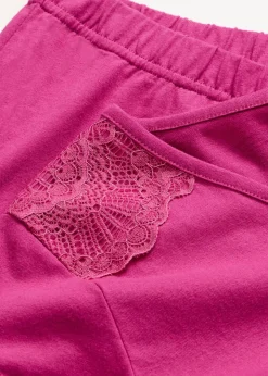 Pijama capri con culotte ancho