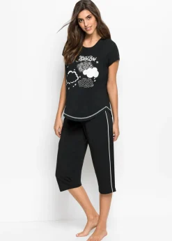 Pijama capri de algodón orgánico puro