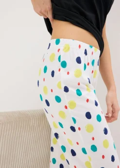 Pijama capri de algodón puro