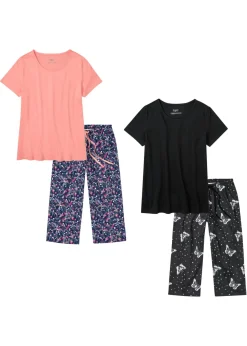 Pijama capri de algodón puro (2 unidades)