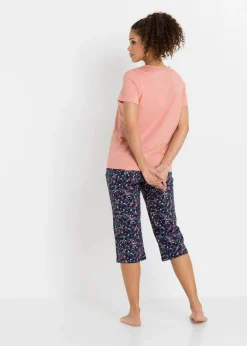 Pijama capri de algodón puro (2 unidades)