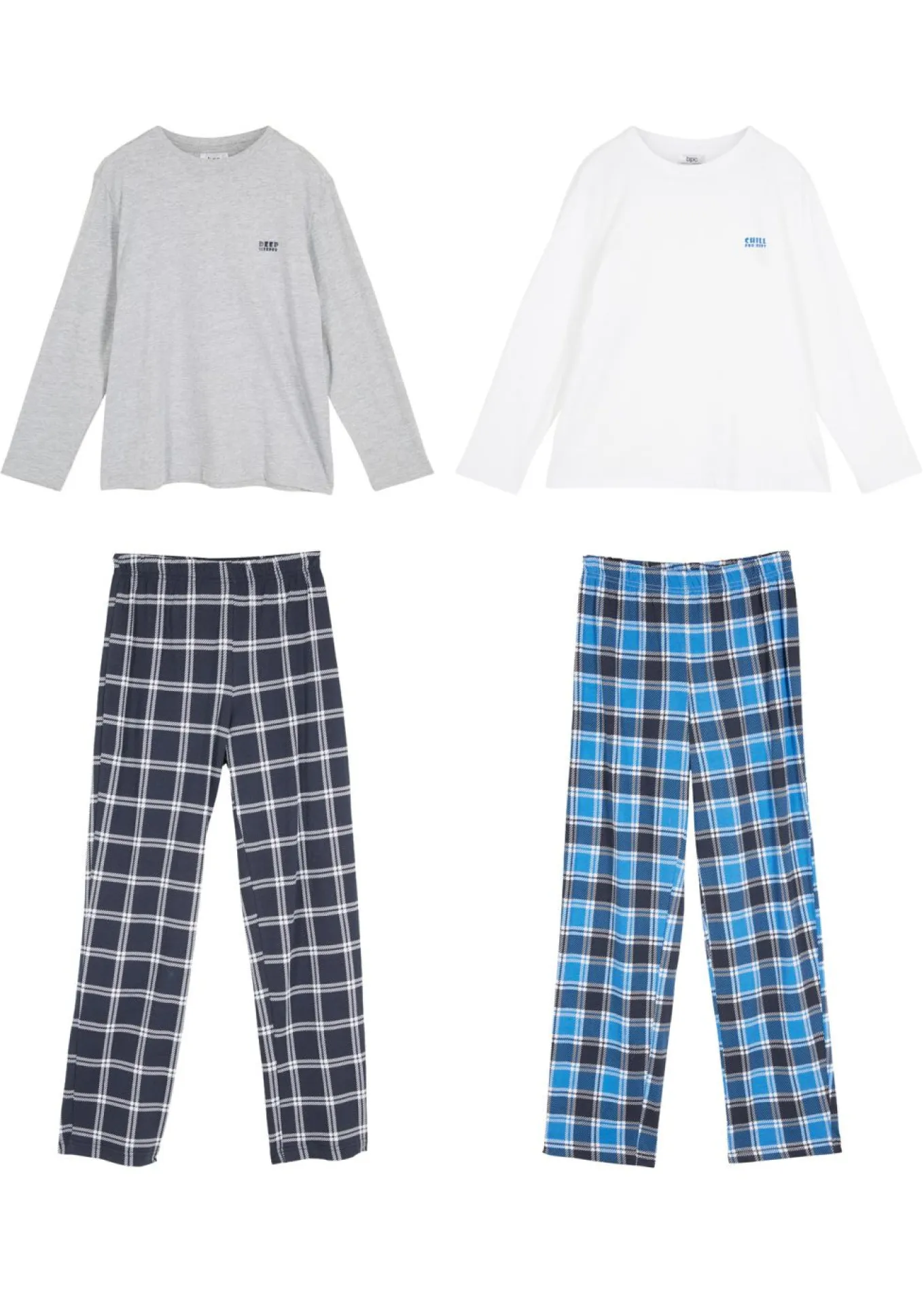 Pijama con algodón orgánico (4 piezas)