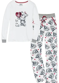 Pijama con aplicación de franela