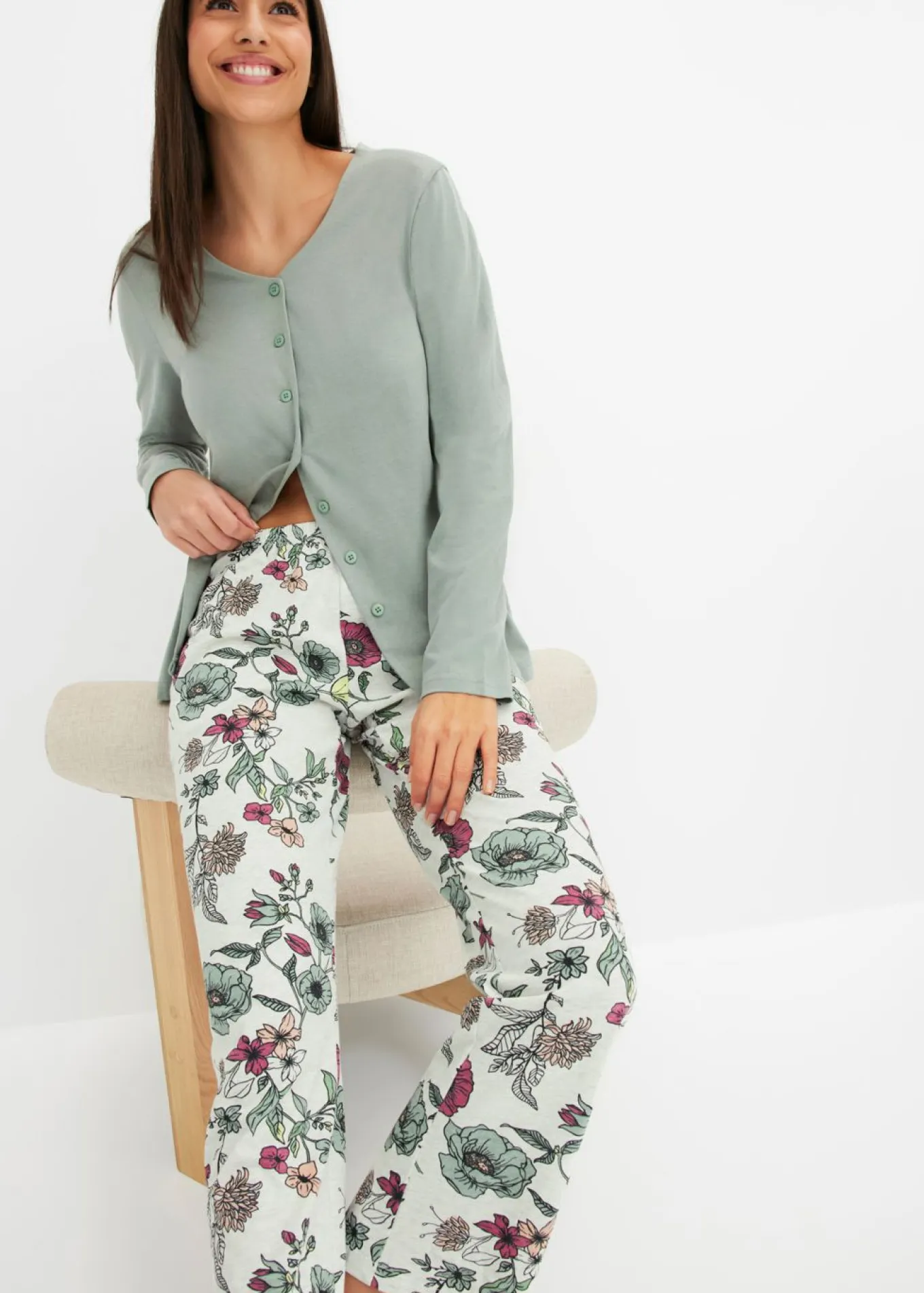 Pijama con botones