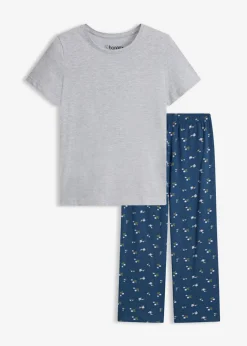Pijama con camiseta ajustada de manga corta