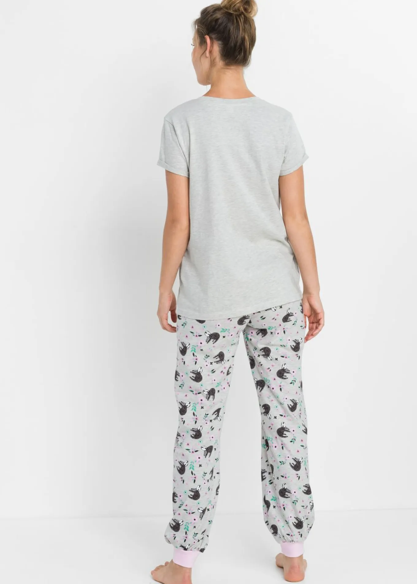 Pijama con mangas cortas