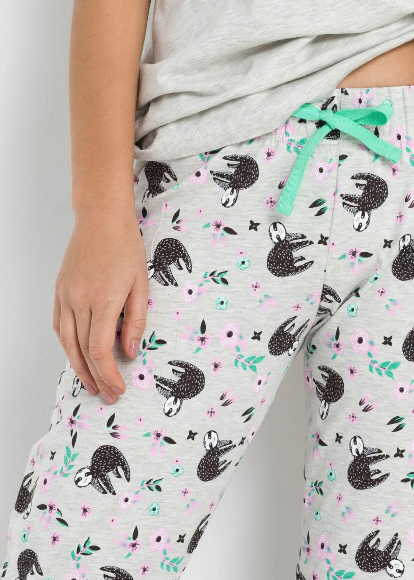 Pijama con mangas cortas