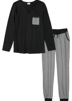 Pijama con pantalón de franela