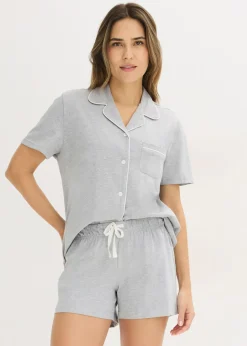 Pijama corto con botones