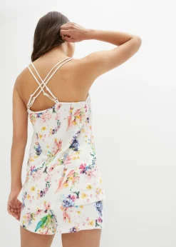 Pijama corto con tirantes finos