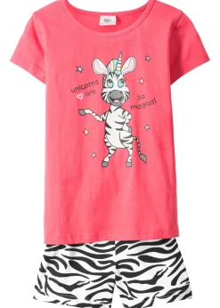 Pijama corto de algodón orgánico puro (2 piezas)