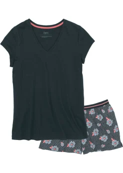Pijama corto de algodón puro