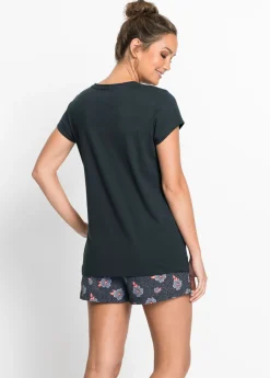 Pijama corto de algodón puro