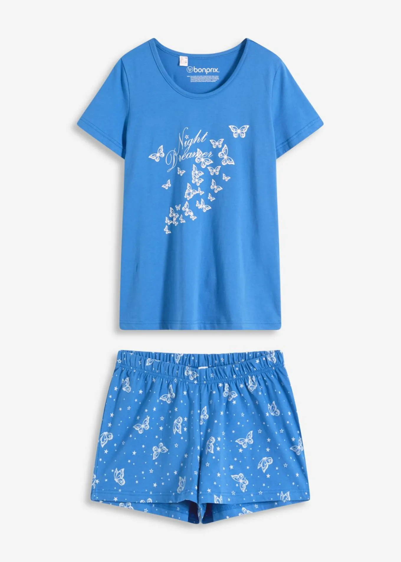 Pijama corto de algodón puro