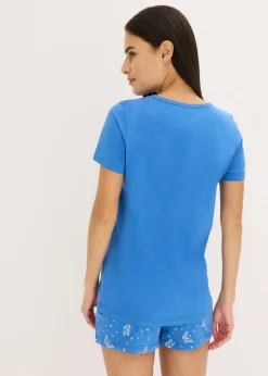 Pijama corto de algodón puro