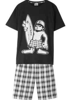 Pijama corto de algodón puro (2 piezas)