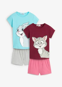 Pijama corto de algodón suave (2 unidades)