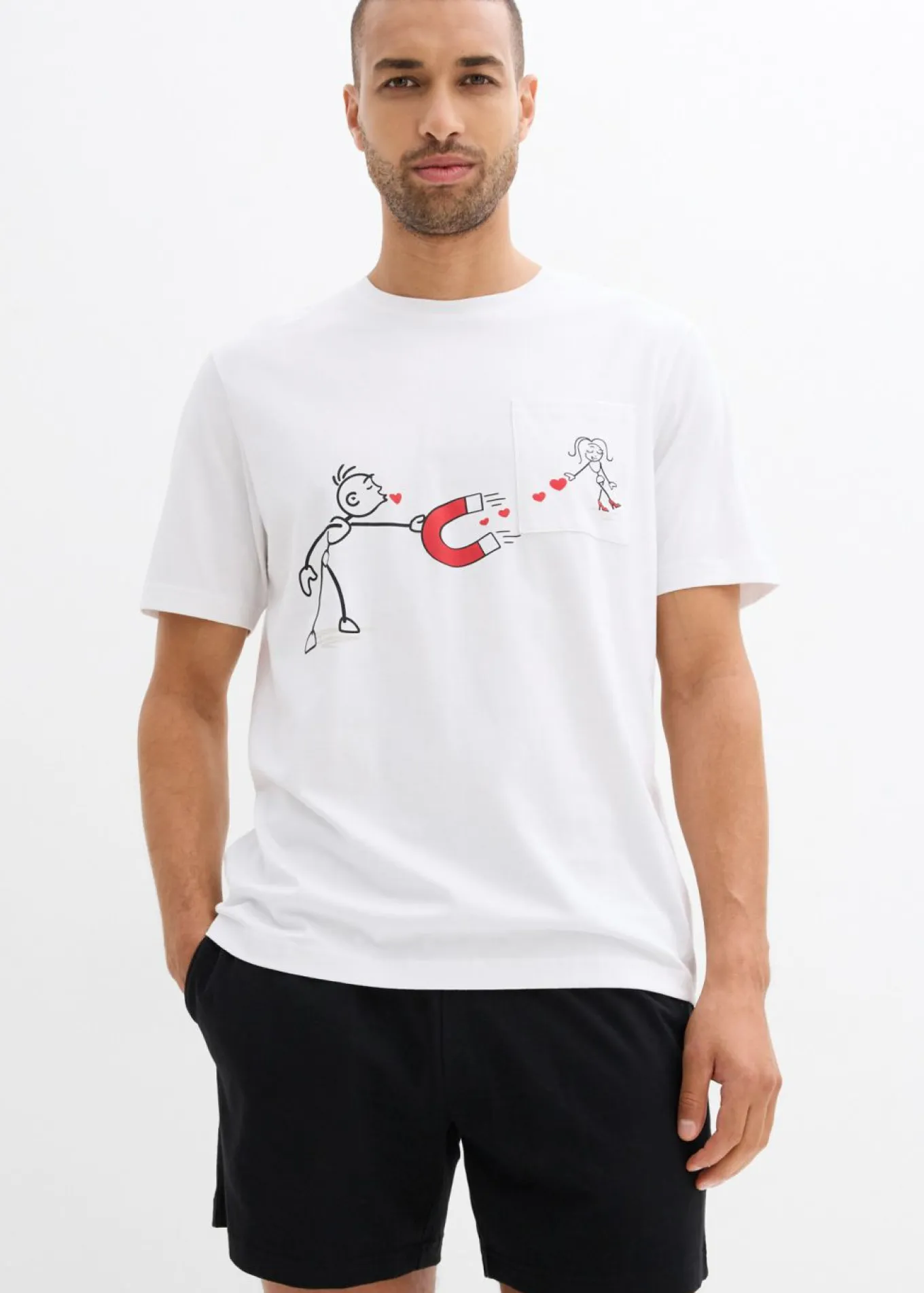 Pijama corto de algodón suave