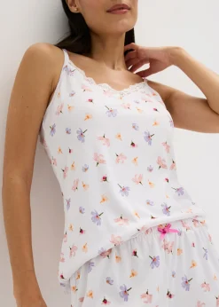 Pijama corto de canalé