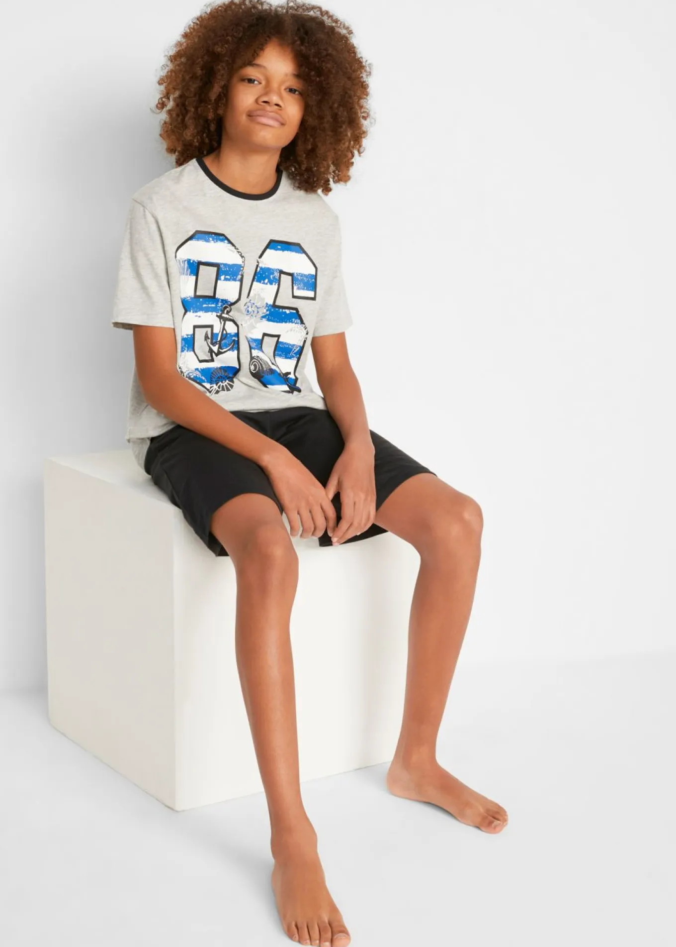 Pijama corto para niños (2 unidades)