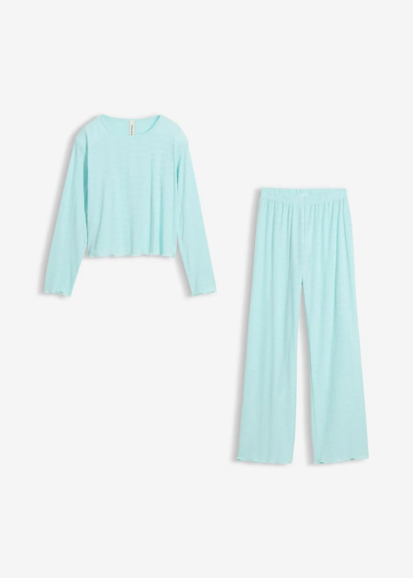 Pijama de algodón con estampado de corazones