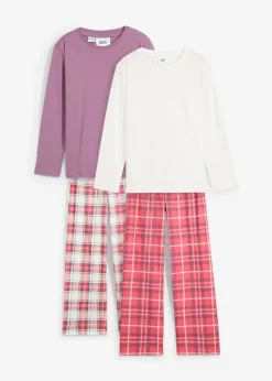 Pijama de algodón ecológico para niñas (conjunto de 2 piezas)