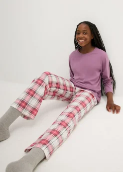 Pijama de algodón ecológico para niñas (conjunto de 2 piezas)