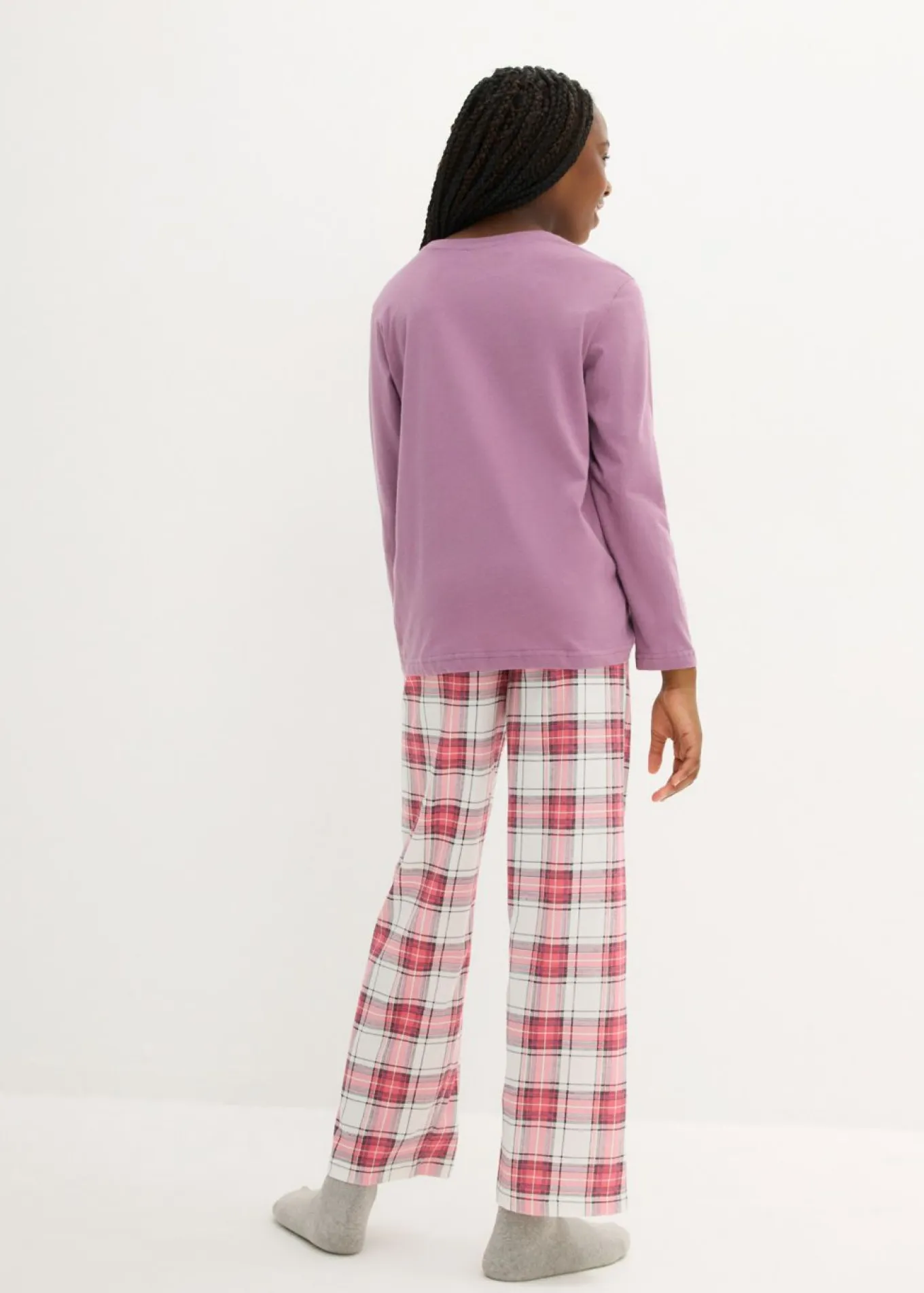 Pijama de algodón ecológico para niñas (conjunto de 2 piezas)