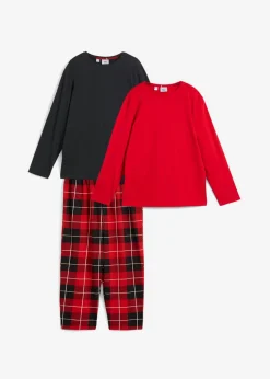 Pijama de algodón orgánico puro (3 piezas)
