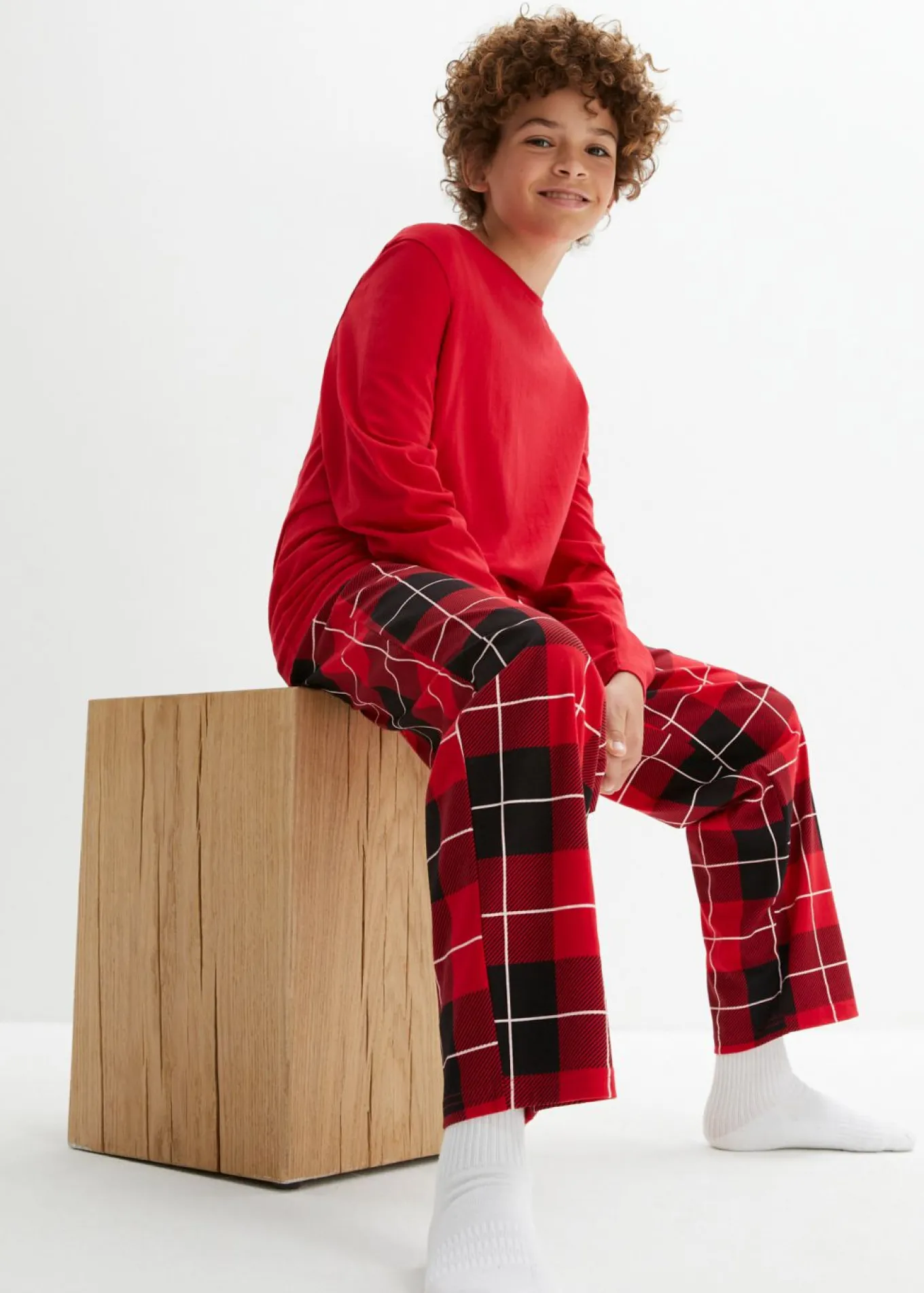 Pijama de algodón orgánico puro (3 piezas)