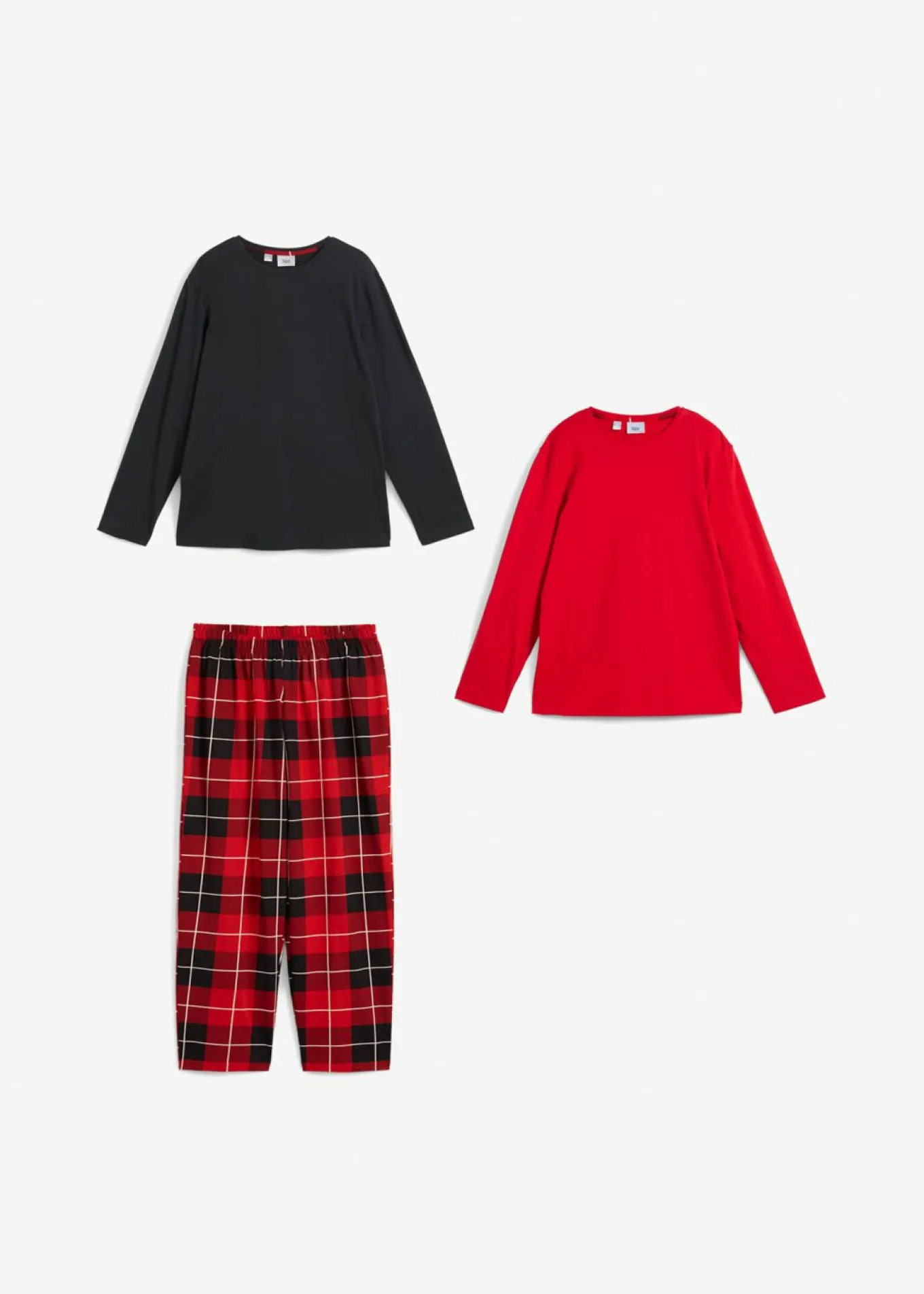 Pijama de algodón orgánico puro (3 piezas)