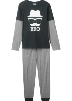 Pijama de algodón orgánico suave (conjunto de 2 piezas)