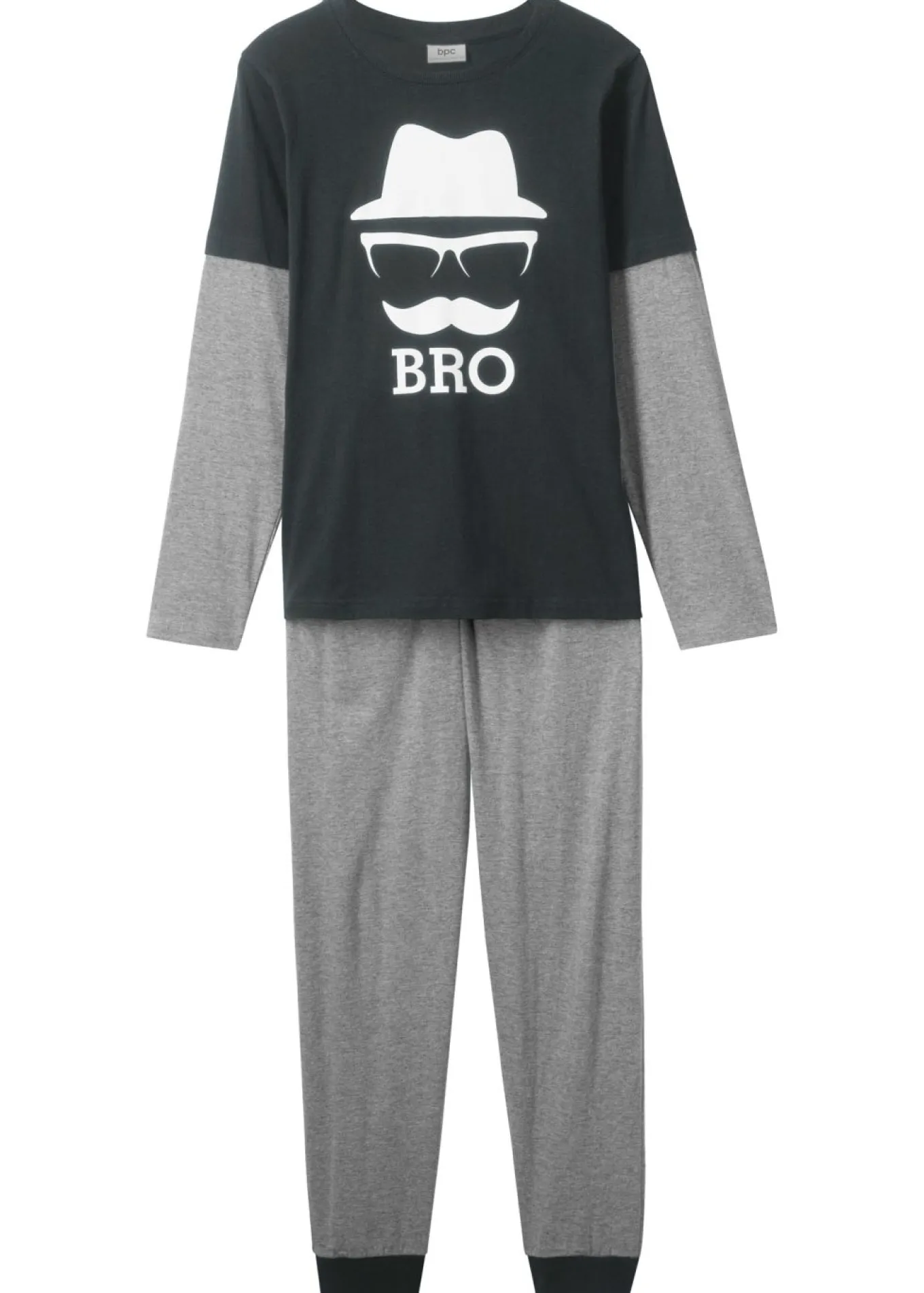 Pijama de algodón orgánico suave (conjunto de 2 piezas)