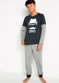 Pijama de algodón orgánico suave (conjunto de 2 piezas)