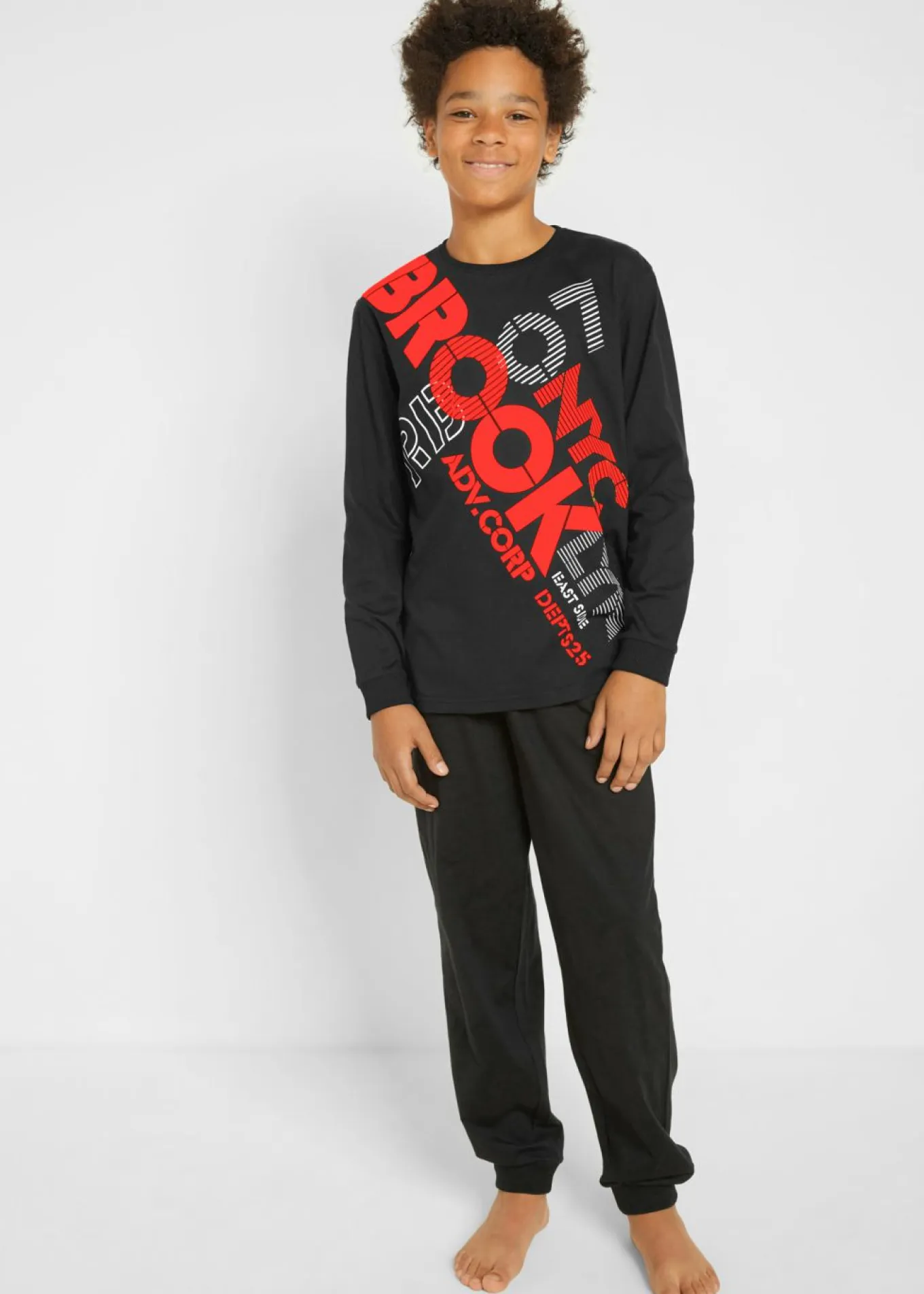 Pijama de algodón orgánico puro (2 piezas)