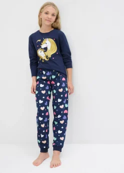 Pijama de algodón orgánico puro (2 piezas)