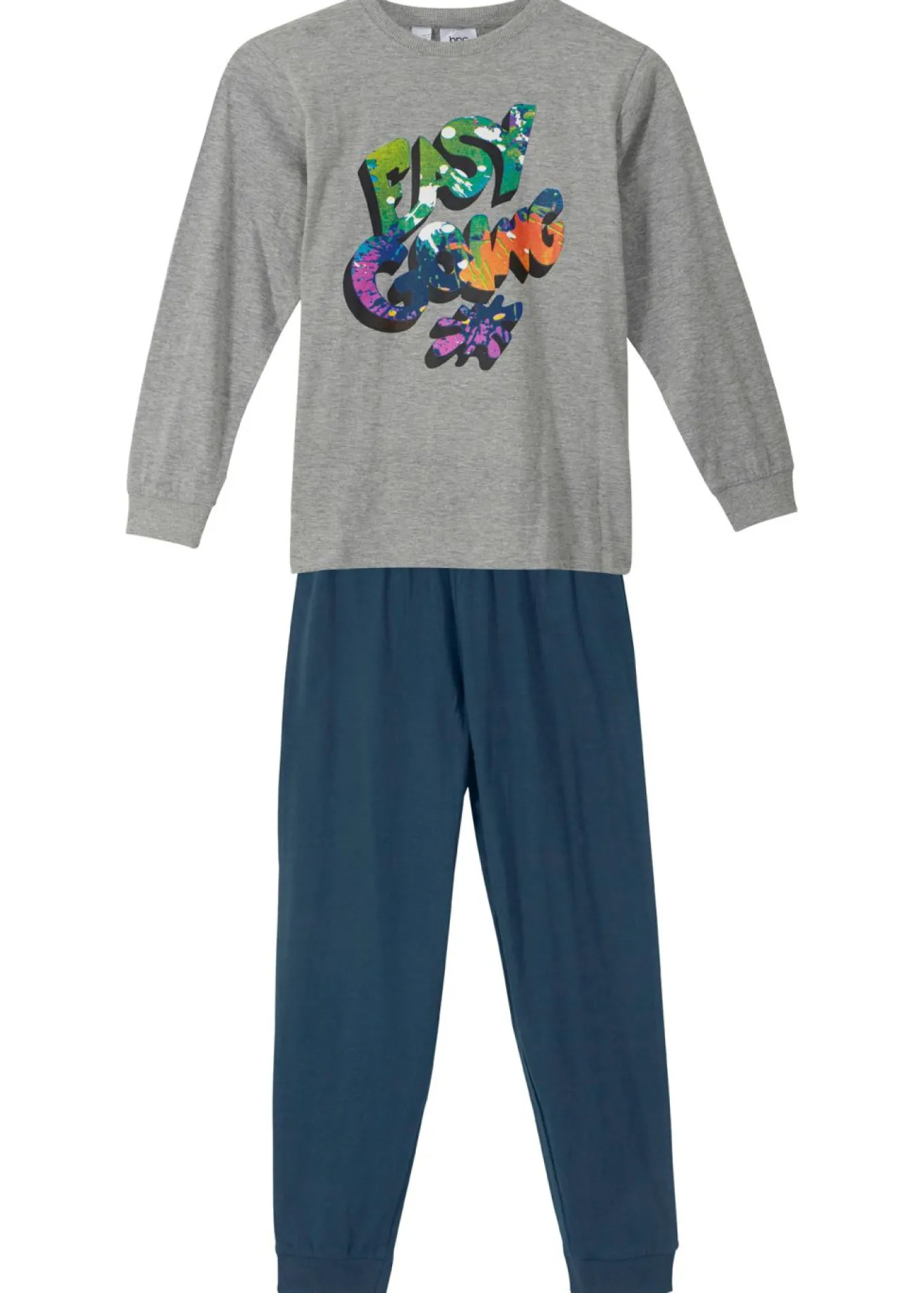 Pijama de algodón orgánico suave (conjunto de 2 piezas)