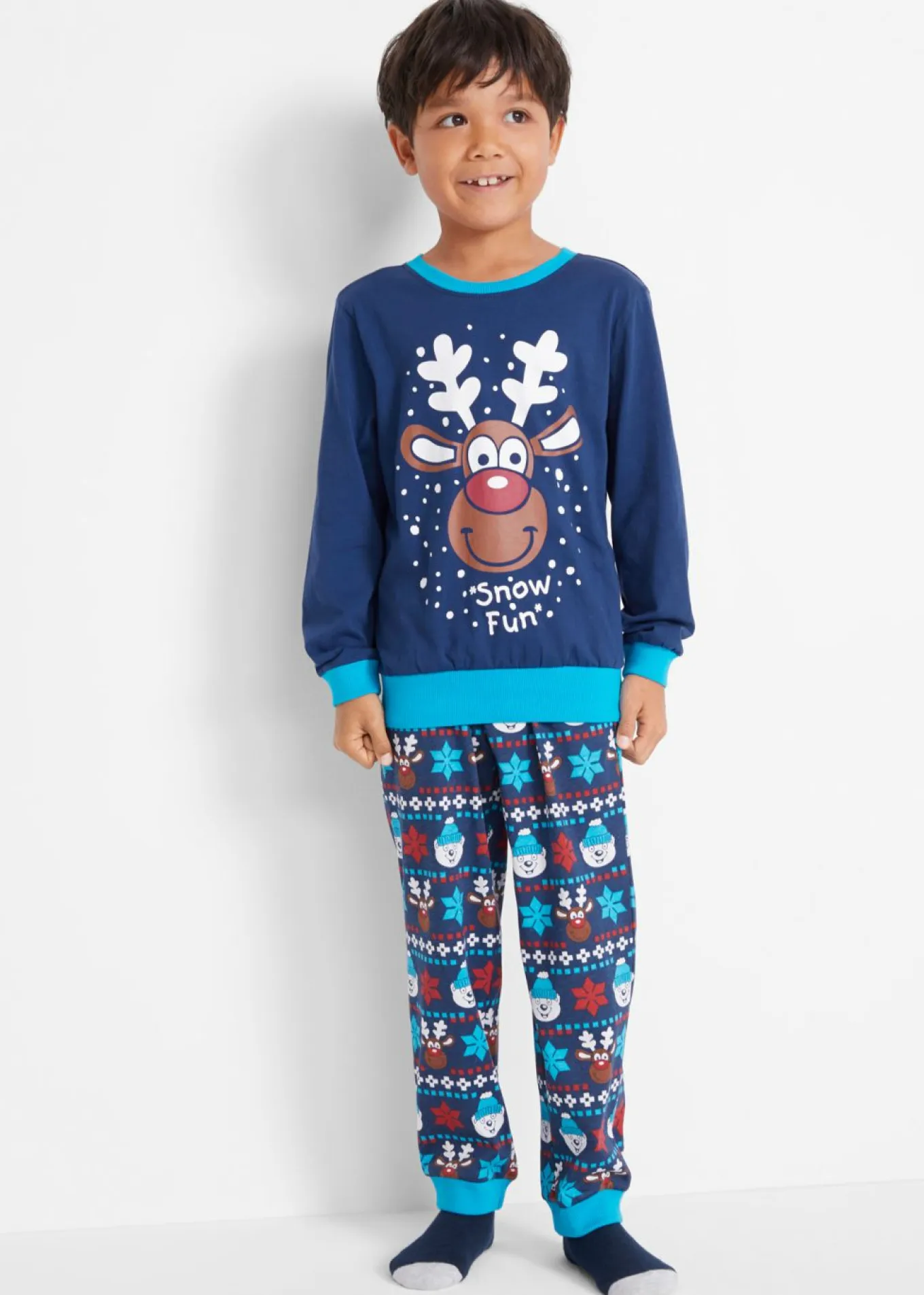 Pijama de algodón orgánico puro (2 piezas)