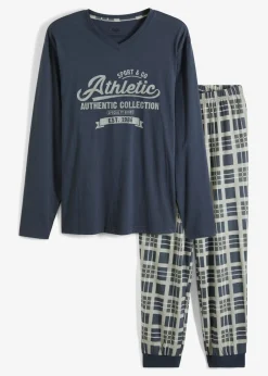 Pijama de algodón orgánico puro con mangas largas