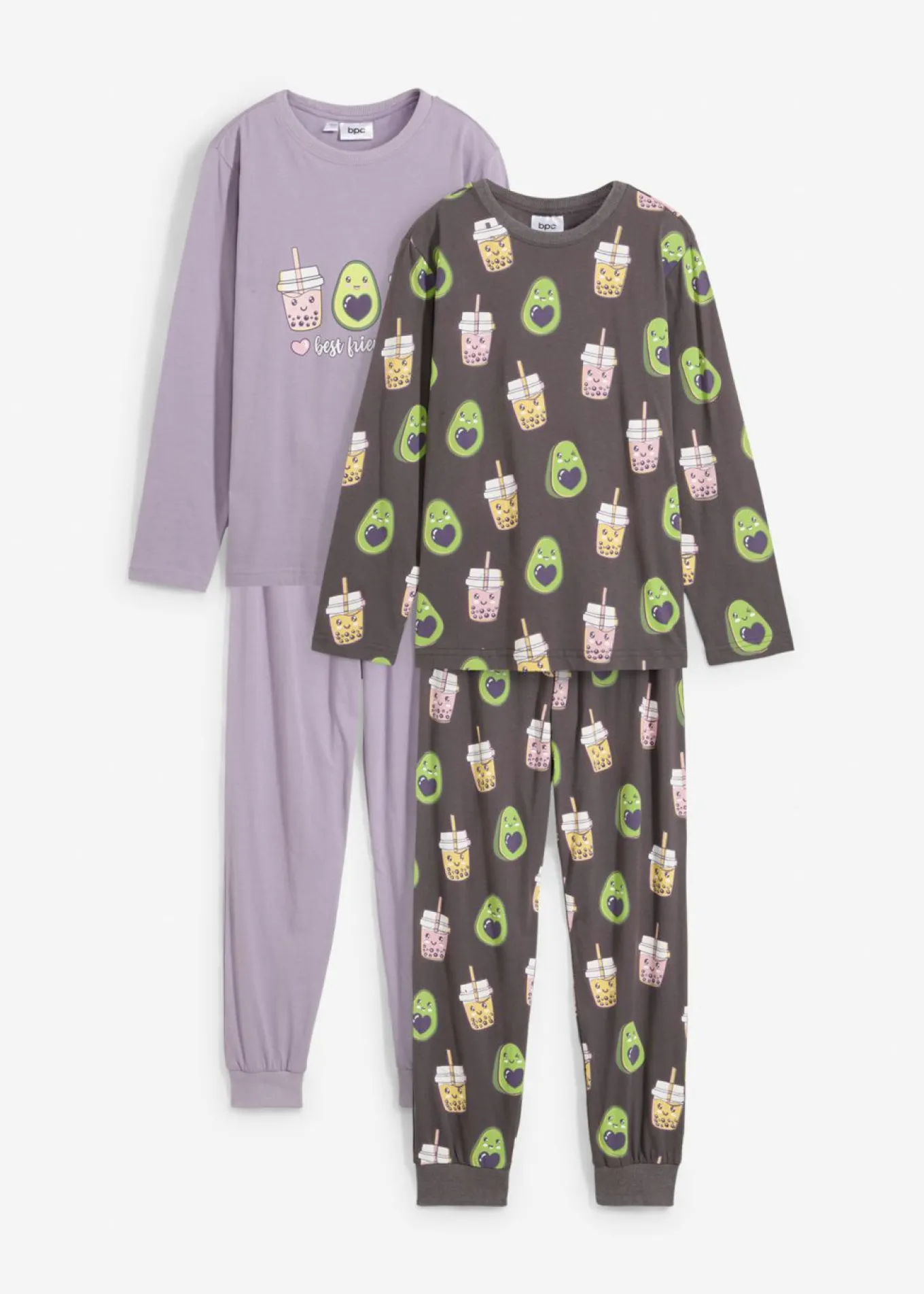 Pijama de algodón orgánico puro (4 piezas)
