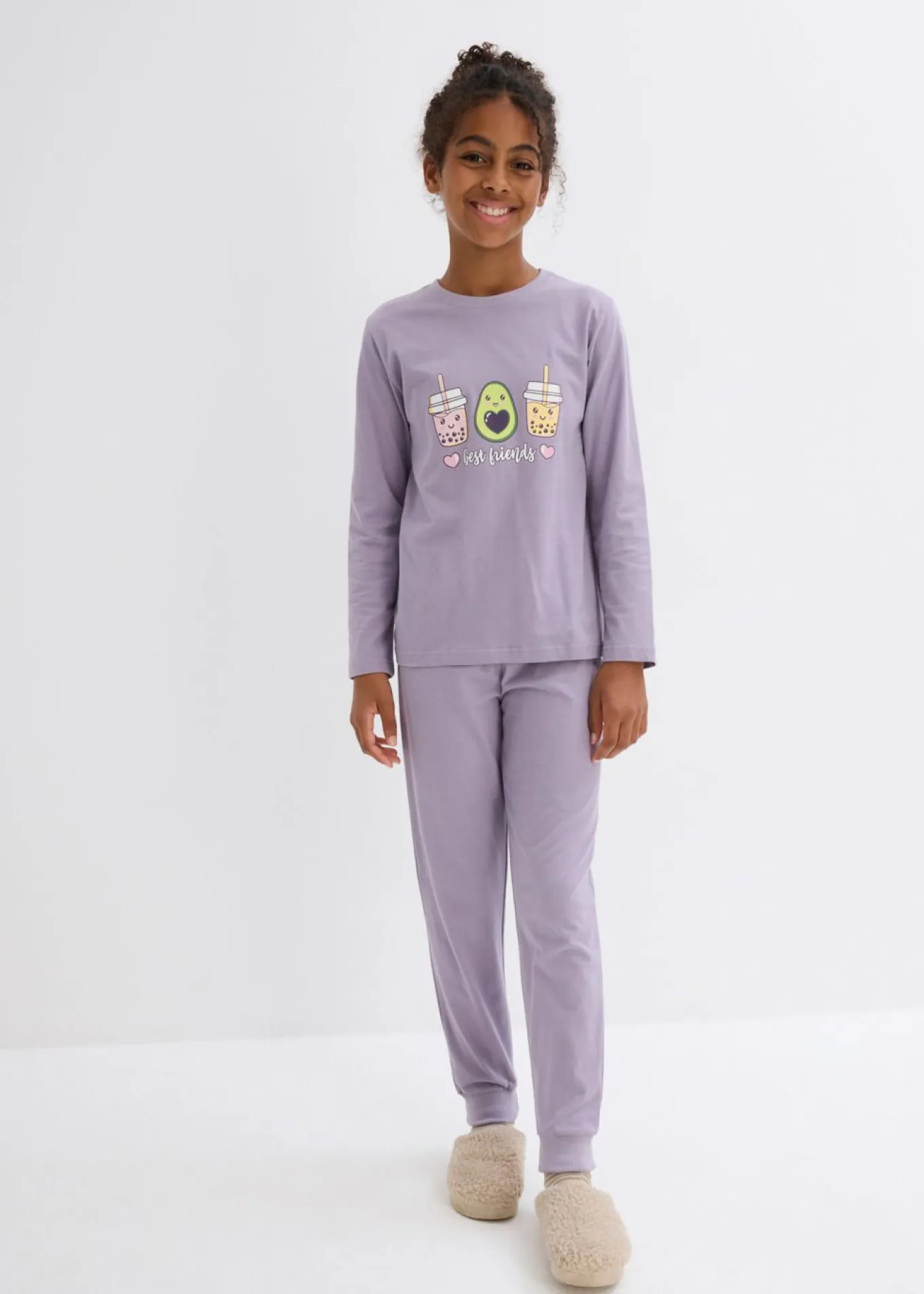 Pijama de algodón orgánico puro (4 piezas)