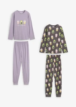 Pijama de algodón orgánico puro (4 piezas)
