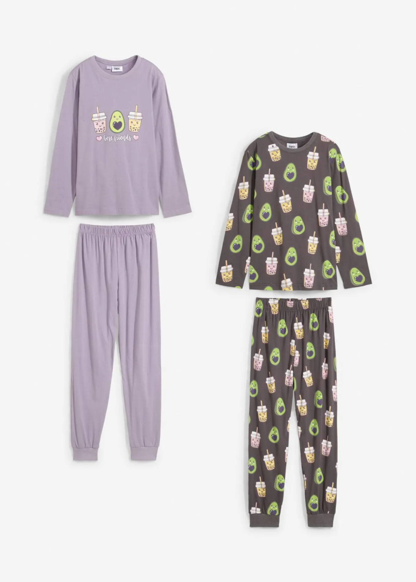 Pijama de algodón orgánico puro (4 piezas)