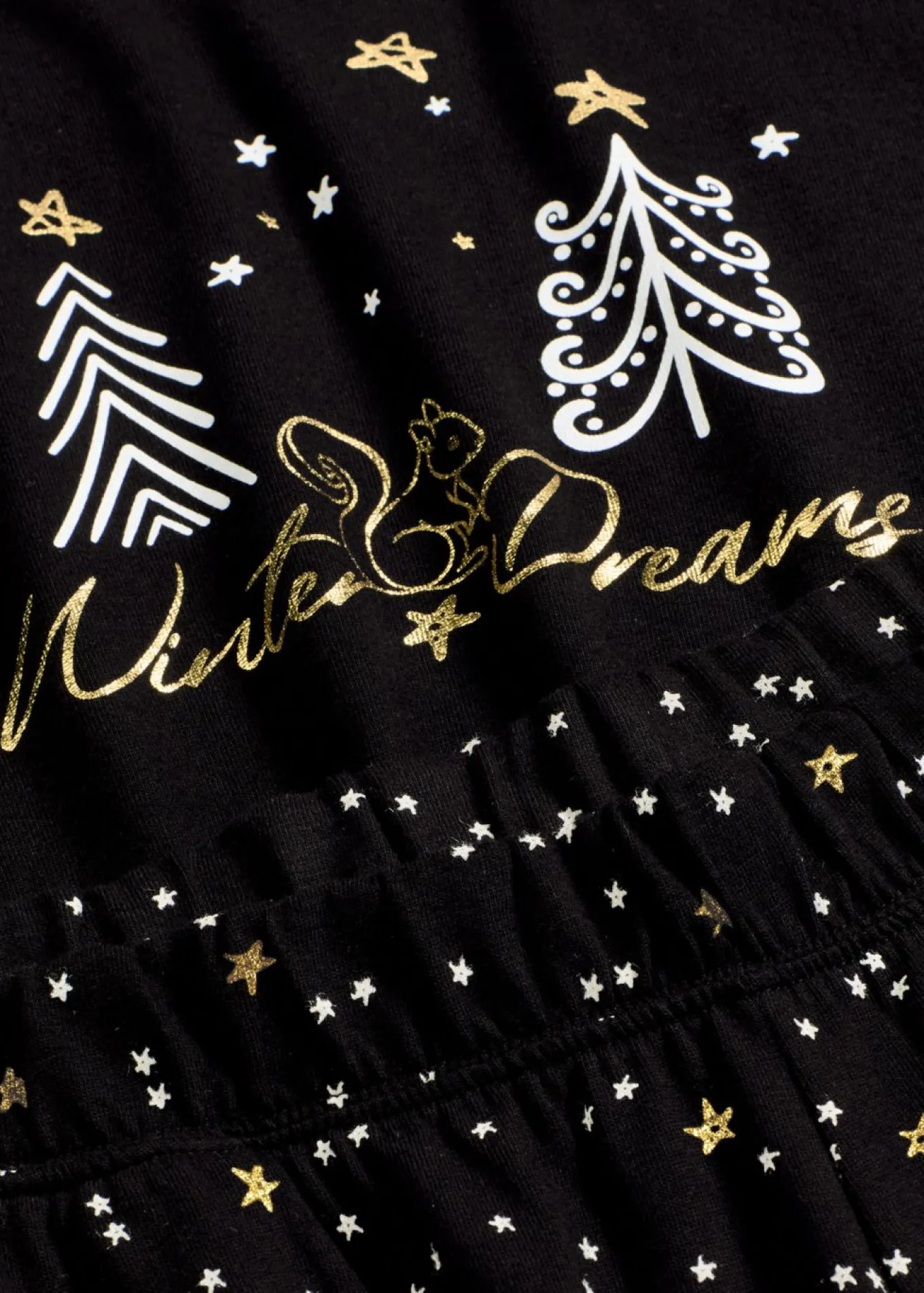 Pijama de algodón puro con estampado brillante
